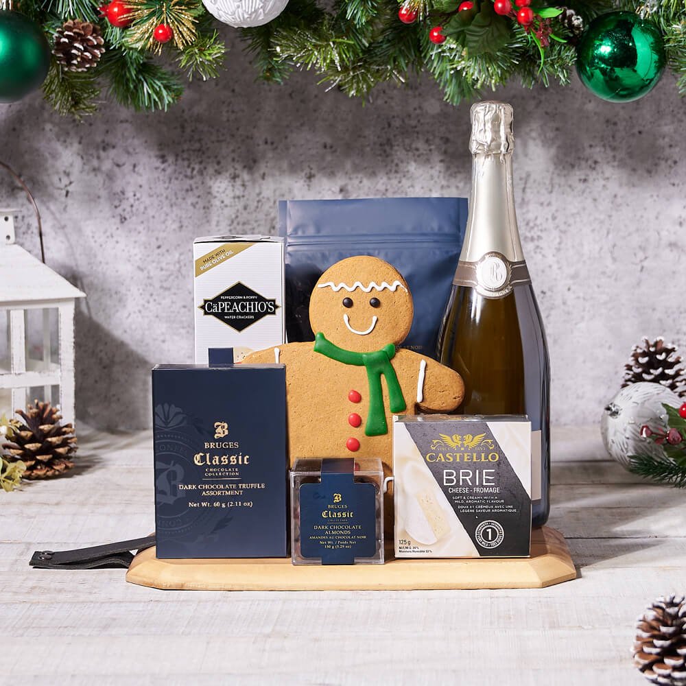 A Perfect Holiday Gift Set With Champagne