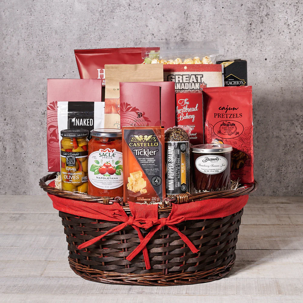 A Romantic Dinner Valentine’s Gift Basket