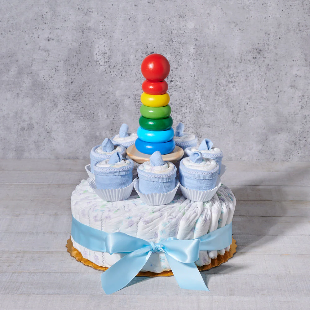 Baby Boy Practical Toy & Diaper Gift
