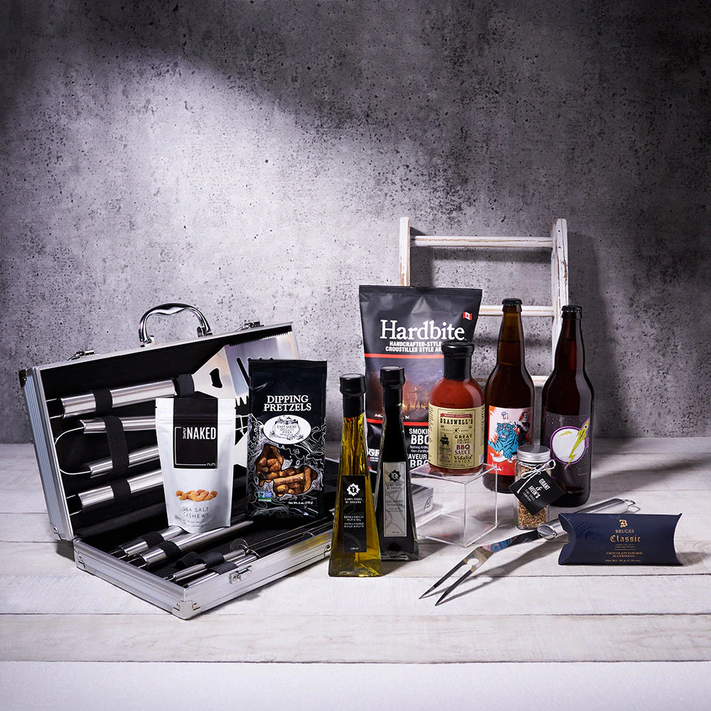 Barbeque Beer Gift Basket