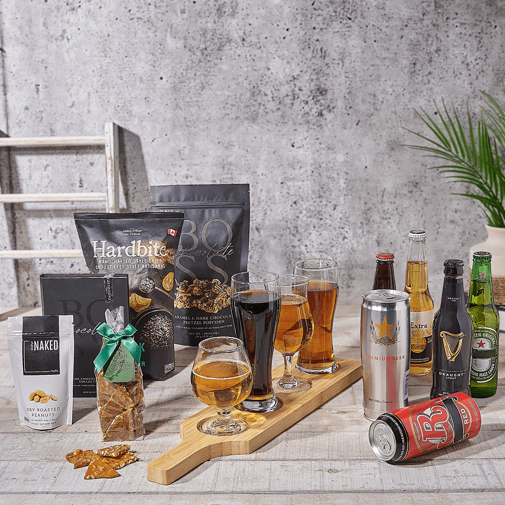 Beer Flight Snack Set