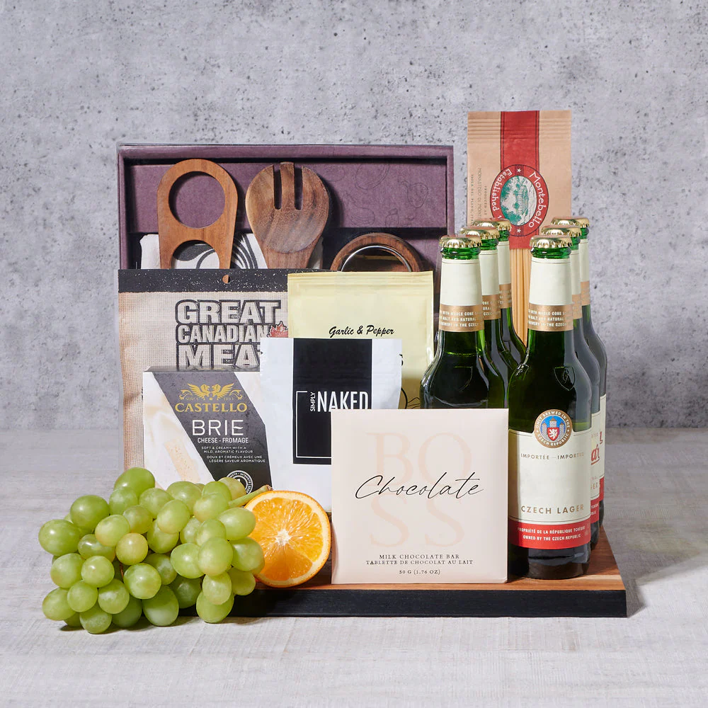Bottoms Up! Gift Basket