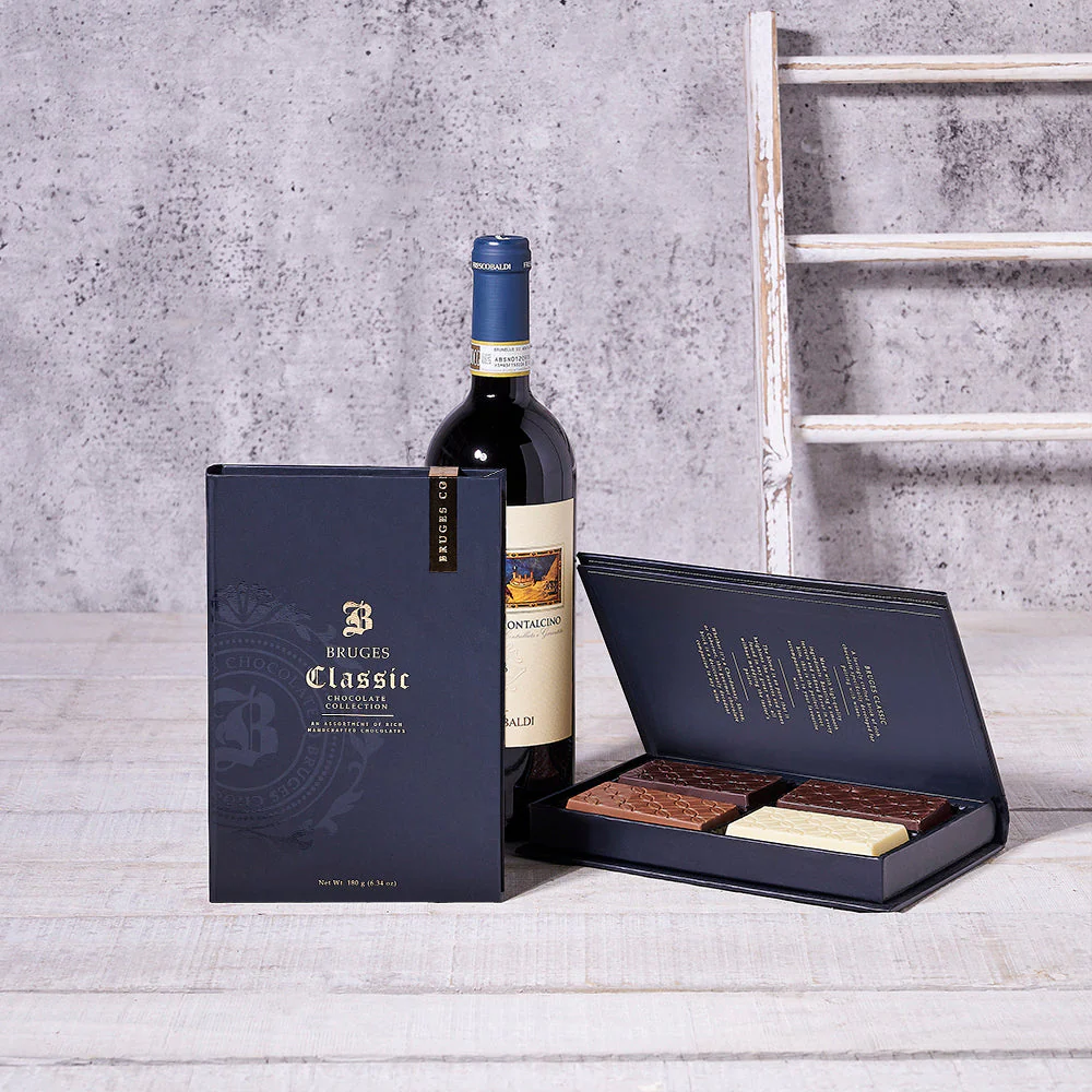 Bruges Book & Wine Gift Set