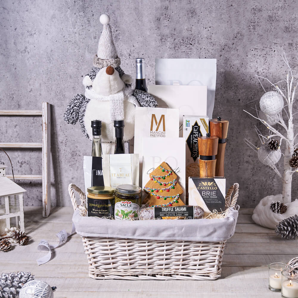 Christmas Dinner & Treat Wine Gift