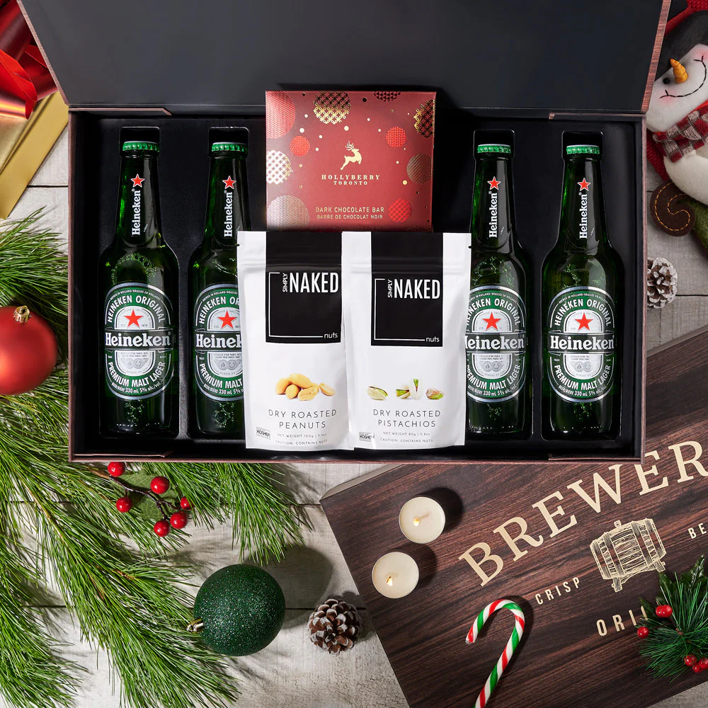 Christmas Heineken & Nuts Box
