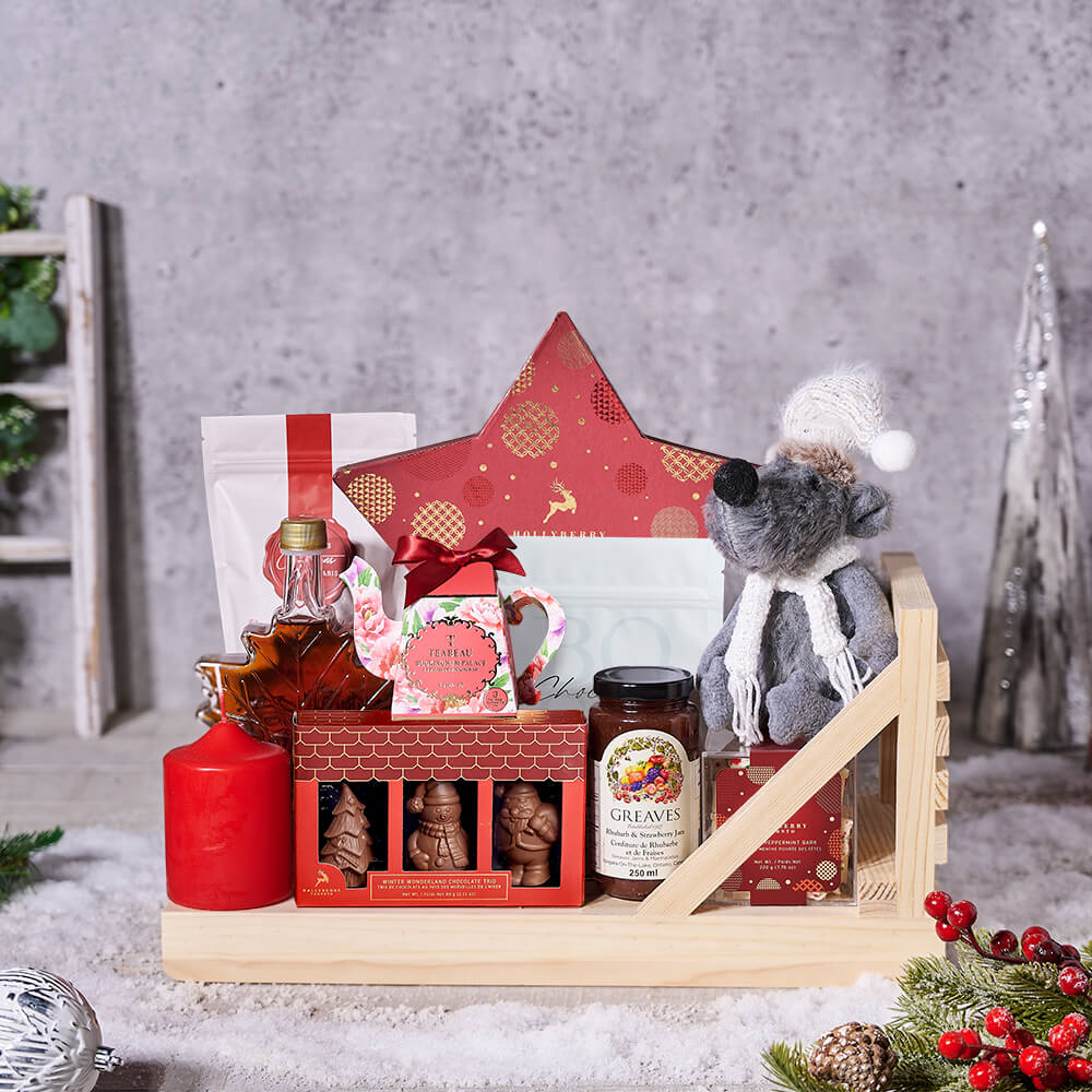 Christmas Sled Gift Basket