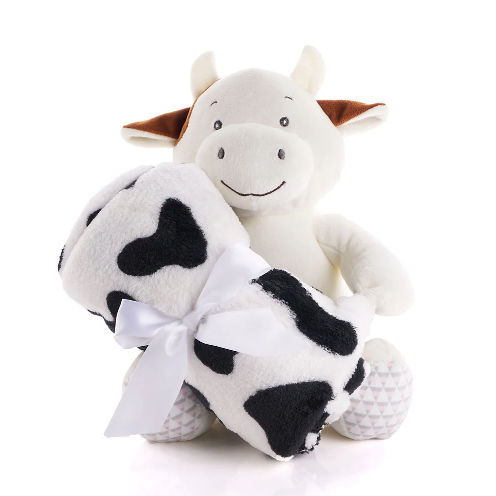 Cute Cuddles The Cow & Blanket
