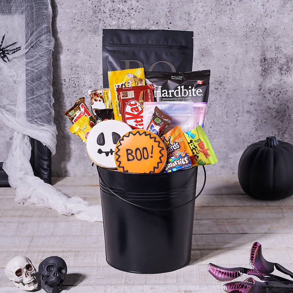 Ghoulish Gourmet Halloween Basket