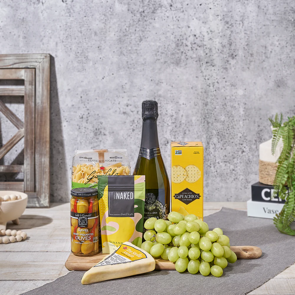 Kosher Food & Champagne Set