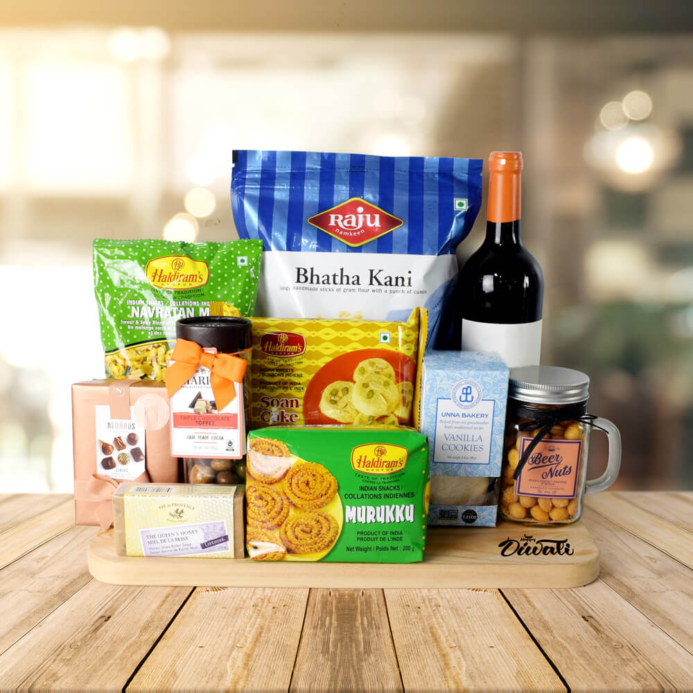 Scrumptious Goodies for Diwali Gift Basket