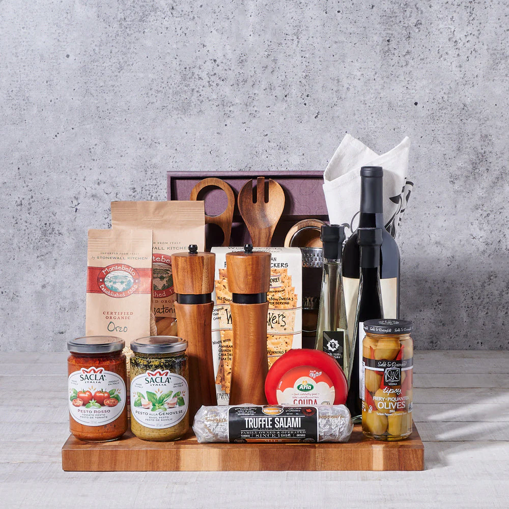 Taste of Italy Wine & Pasta Gift Basket