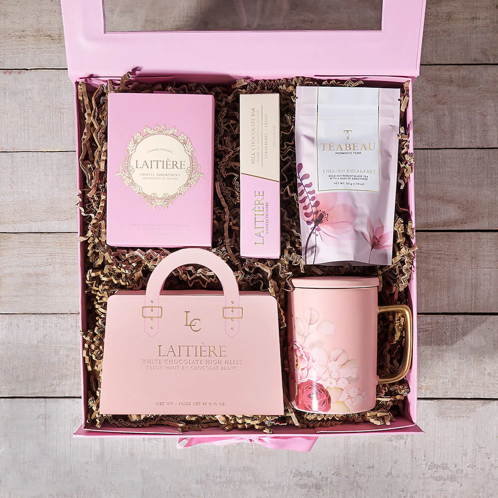 Tea Time White Chocolate Gift Box