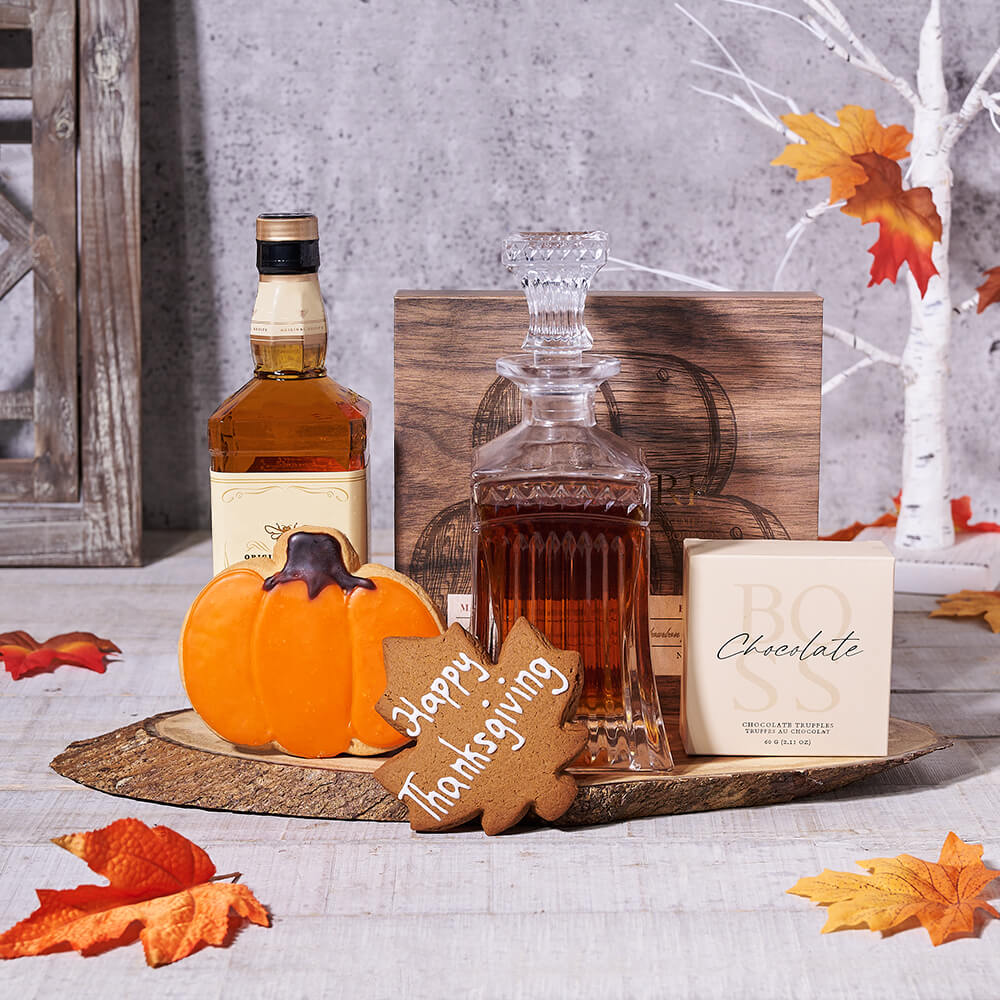 The Thanksgiving Spirits & Snacks Platter